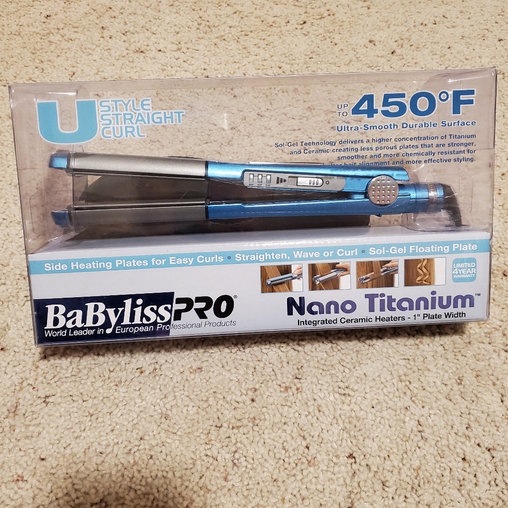 BaByliss pro. Flat iron/ curling iron. U styler